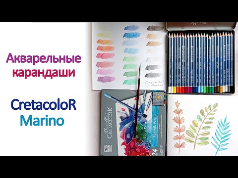 Видео: Акварельные карандаши Cretacolor Marino, впечатления