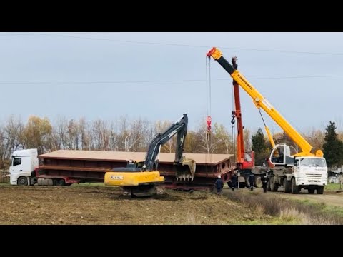 Видео: Интересная работа водителя трала…