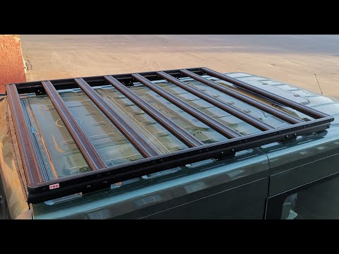 Видео: Алюминиевый багажник РИФ на Соболь НН 4х4 + новый крепёж грузов/сенд-траков + тесты на изгиб и отрыв