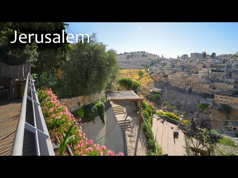 Видео: Жаркое путешествие по древнему Иерусалиму – от долины Кидрон через Силуан к Городу Давида.