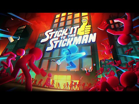 Видео: Stick It To The Stickman | Вышла! | Прохождение + мясо в офисе)