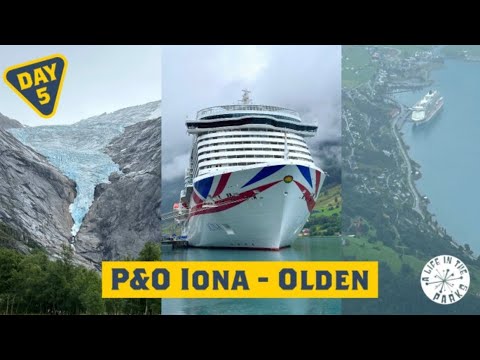 Видео: Круиз P&O Iona по норвежским фьордам / День 5 / Олден / ледник Бриксдаль / Скайлифт Лоен / Полезн...