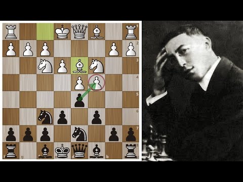Видео: Акиба Рубинштейн. Рождение варианта: Меранская система! Шахматы.