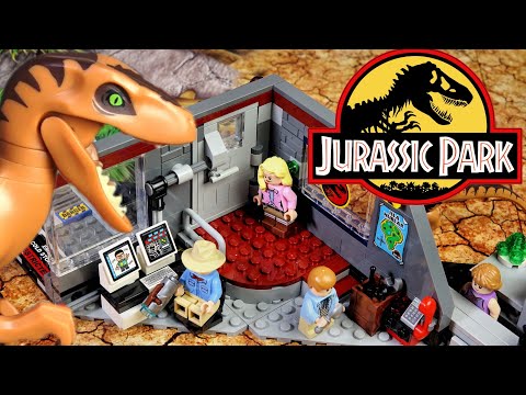 Видео: LEGO Jurassic World Охота на рапторов в Парке Юрского Периода 75932 Обзор Лего