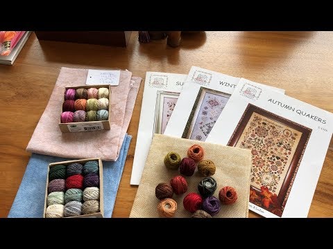 Видео: 5. Вышивка крестом. Мои покупки за последние 1,5 года. 1 часть. Rosewood Manor, Mirabilia и другие