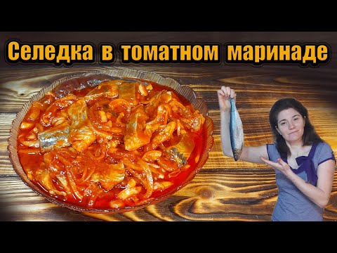 Видео: Рецепт селедки в томатном маринаде