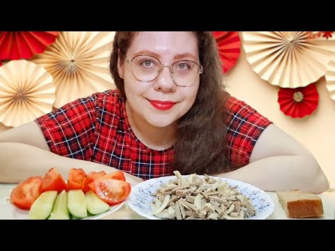 Видео: Мукбанг Салат из Печени с маринованным луком/Без меня, меня похоронили