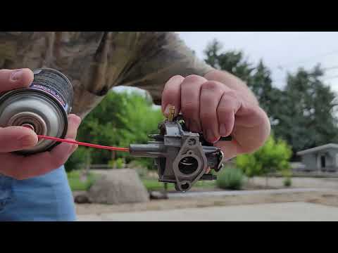 Видео: Чистка карбюратора газонокосилки Husqvarna