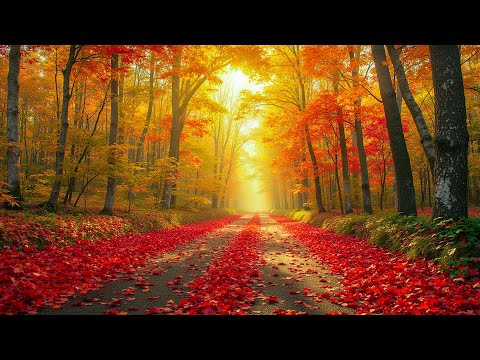 Видео: Осенняя Музыка С Пением Птиц 🍁 Расслабление, Спокойствие и Уют Для Души