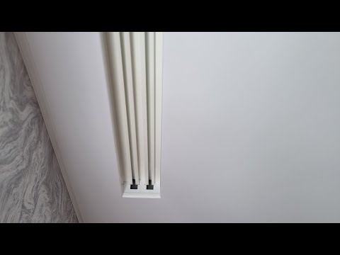Видео: Вклейка торца на нишевом карнизе Парсек ПК-14