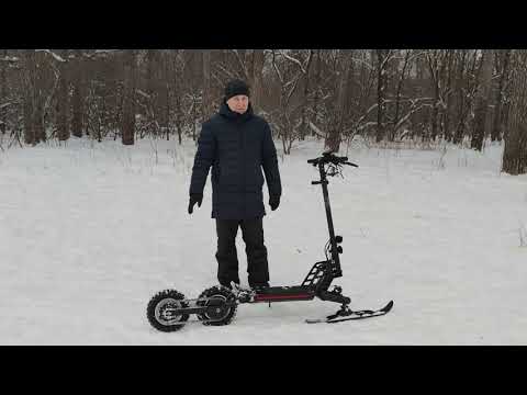 Видео: KUGOO G2 PRO. Электроснегокат (Snow version)