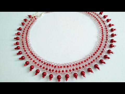 Видео: Necklace-tutorial. DIY. Красивое ожерелье. МК