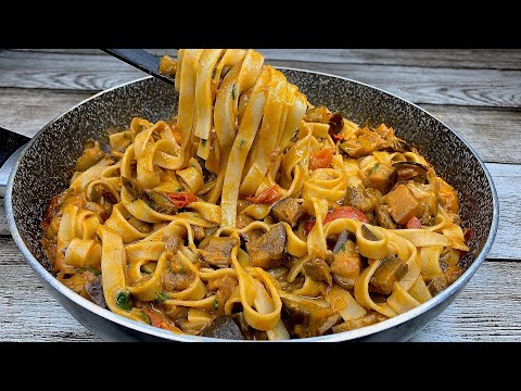 Видео: Я никогда не ела такой вкусной пасты с баклажанами! Простой и дешевый рецепт!