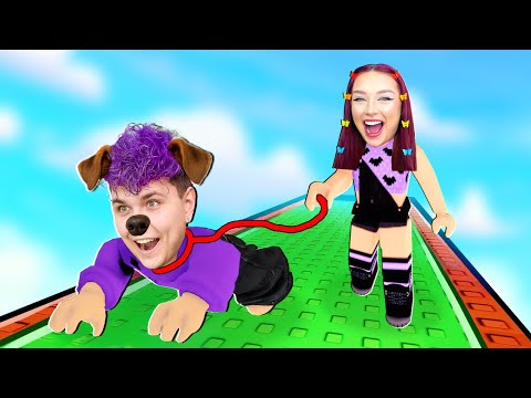 Видео: МОЙ БРАТ СТАЛ СОБАКОЙ в ROBLOX ! 😱 РОБЛОКС ОББИ на ДВОИХ