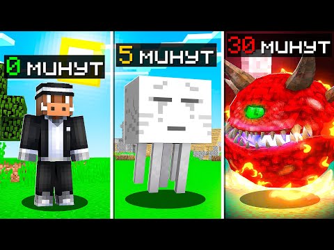 Видео: 😱 Превращаемся в Супер мобов КАЖДУЮ МИНУТУ!