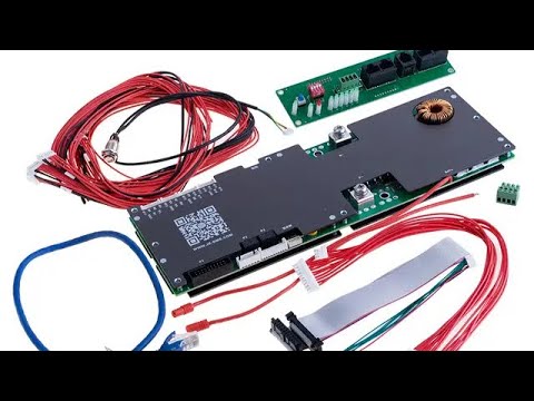 Видео: Jk Inverter BMS pb2a16s15p для комірок EVE 280 ah,14,4 kW для інвертора Deye SUN-6K-SG03LP1-EU, 6 kW