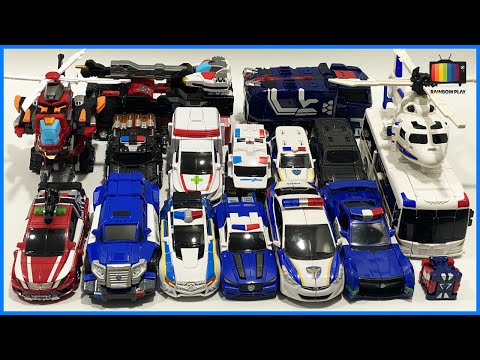 Видео: [Коллекция] Игрушки-роботы Hello Carbot, трансформация Hello Carbot, полицейская команда, комбини...