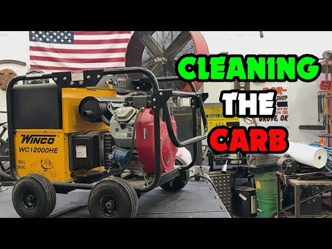 Видео: Чистка карбюратора на генераторе Winco Big Dog