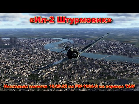 Видео: Ил-2 Штурмовик "Несколько вылетов 16.09.25 на Fw-190A-8 на сервере TAW"