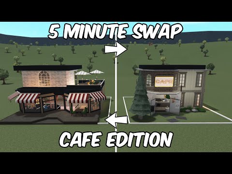 Видео: Строим кафе в Блоксбурге, но меняем его каждые 5 минут