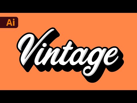 Видео: Учебное пособие по Adobe Illustrator — как создать собственную типографику (HD)