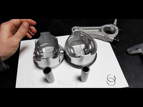 Видео: Сравниваем поршня 192F-2 и KP 460 192F-2T