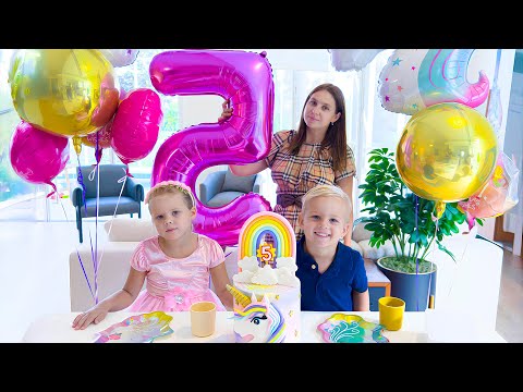 Видео: Нашей маленькой Наоми 5 Лет. День Рождения дочки!