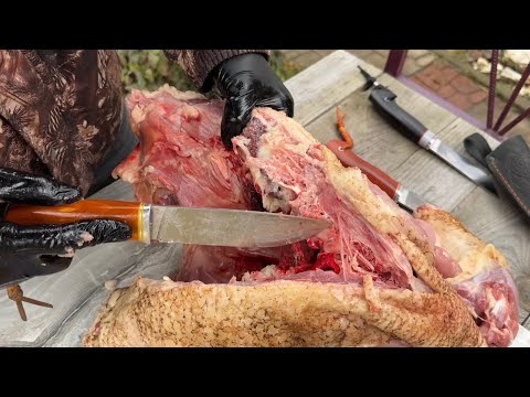 Видео: Тест ножа по мясу и костям! Показываем на что способны наши ножи! 