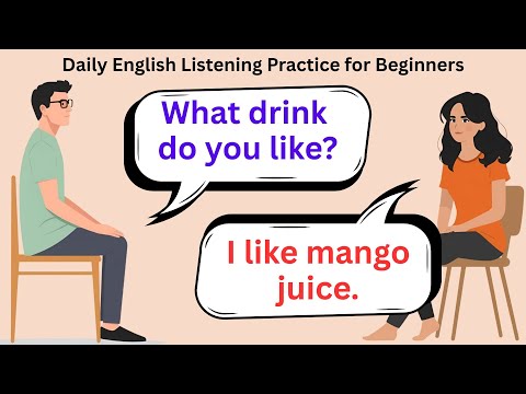 Видео: Ежедневный разговорный английский для начинающих | Изучайте английский | Практика аудирования и г...