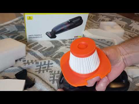 Видео: Baseus AP02 car vacuum cleaner. Порохотяг Baseus. Пилосос