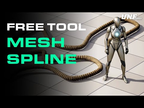 Видео: Создание веревки с использованием чертежей в Unreal Engine 5 — Учебное пособие по сплайновым комп...