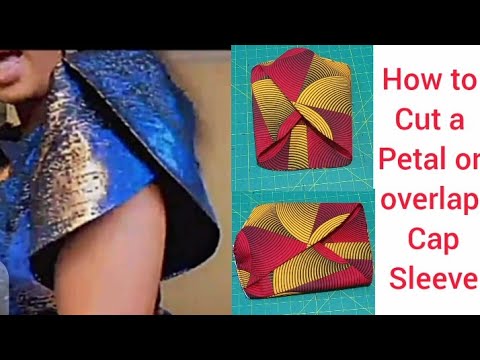 Видео: Как вырезать и сшить рукава-лепестки или рукава внахлест. #урок