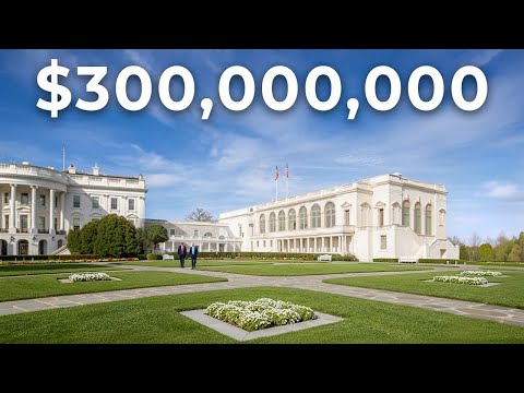 Видео: Внутри нового бального зала Белого дома стоимостью 300 миллионов долларов