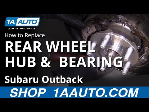 Видео: Как заменить задний ступичный подшипник на Subaru Outback 10-14 годов