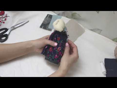 Видео: кукла оберег "Баба яга" Мастер класс.