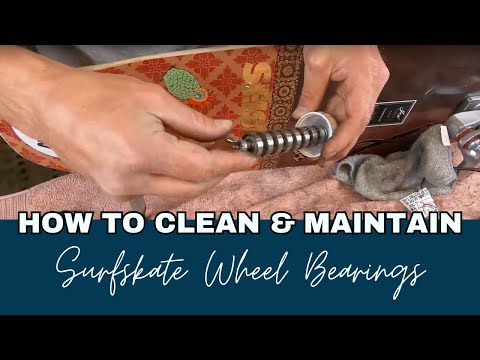 Видео: Как правильно чистить и обслуживать подшипники колес серфскейта