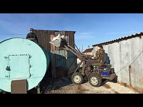 Видео: Самоделки работают в деревне - весь сезон за 11 минут (минитрактор + мини погрузчик)