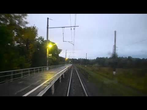 Видео: Шаховская - Волоколамск. Из кабины ЭД4М-0375.