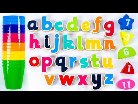 Видео: Английский для Малышей: Буквы, Цвета, Фигуры, Цифры, Фигуры, Названия Животных, Фруктов и Овощей!