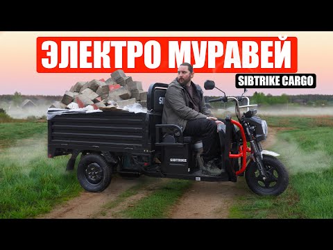 Видео: ВОТ НА ЧТО СПОСОБЕН НОВЫЙ "ЭЛЕКТРО МУРАВЕЙ" Трицикл SIBTRIKE CARGO 1000 кг