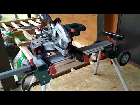Видео: Телега - верстак Metabo KSU 251