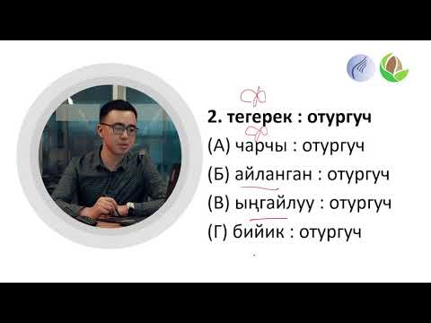 Видео: Сабак 4. Аналогиялар: Зат жана анын сапаты; Кыймыл-аракет жана анын максаты