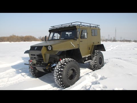 Видео: небольшой обзор испытаний у производителя вездеходов