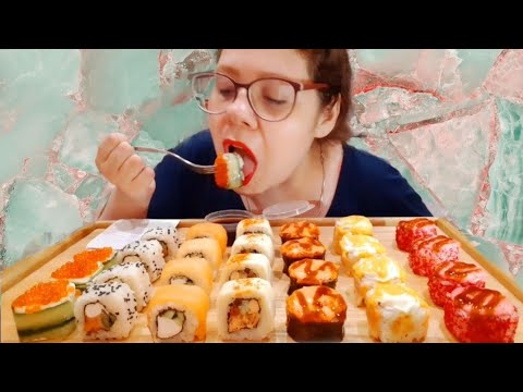 Видео: Мукбанг Обжор Роллы от Дмитрия М./Я буду говорить о чем пожелаю, а кому не нравится - Прощевайте