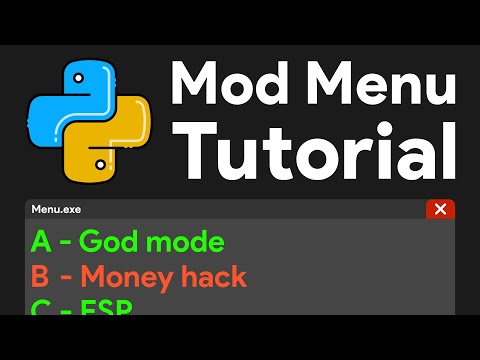 Видео: Создать мод-меню легко! (Вот как это сделать с помощью Python и Cheat Engine)