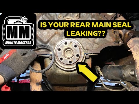 Видео: Как заменить протекающий задний главный сальник двигателя 5,0 л | Ford F150 1995 года