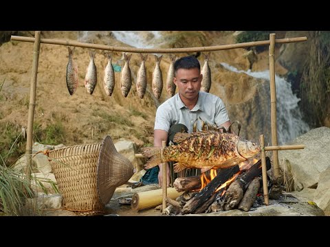 Видео: Дикая жизнь генерального директора Триу Тана: день купания в ручье, рыбной ловли и самообеспечения