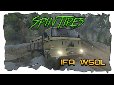 Видео: SpinTires обзор модов ( IFA W50L ) Не плохо
