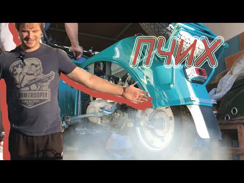 Видео: Мотороллер тула Т200 запуск после пожара проблема с ЦПГ (Реставрация Т200К)