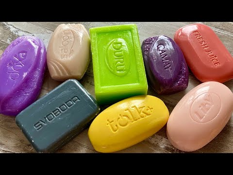 Видео: ASMR Soap cutting | Soap Carving|Резка мыла  | ASMR